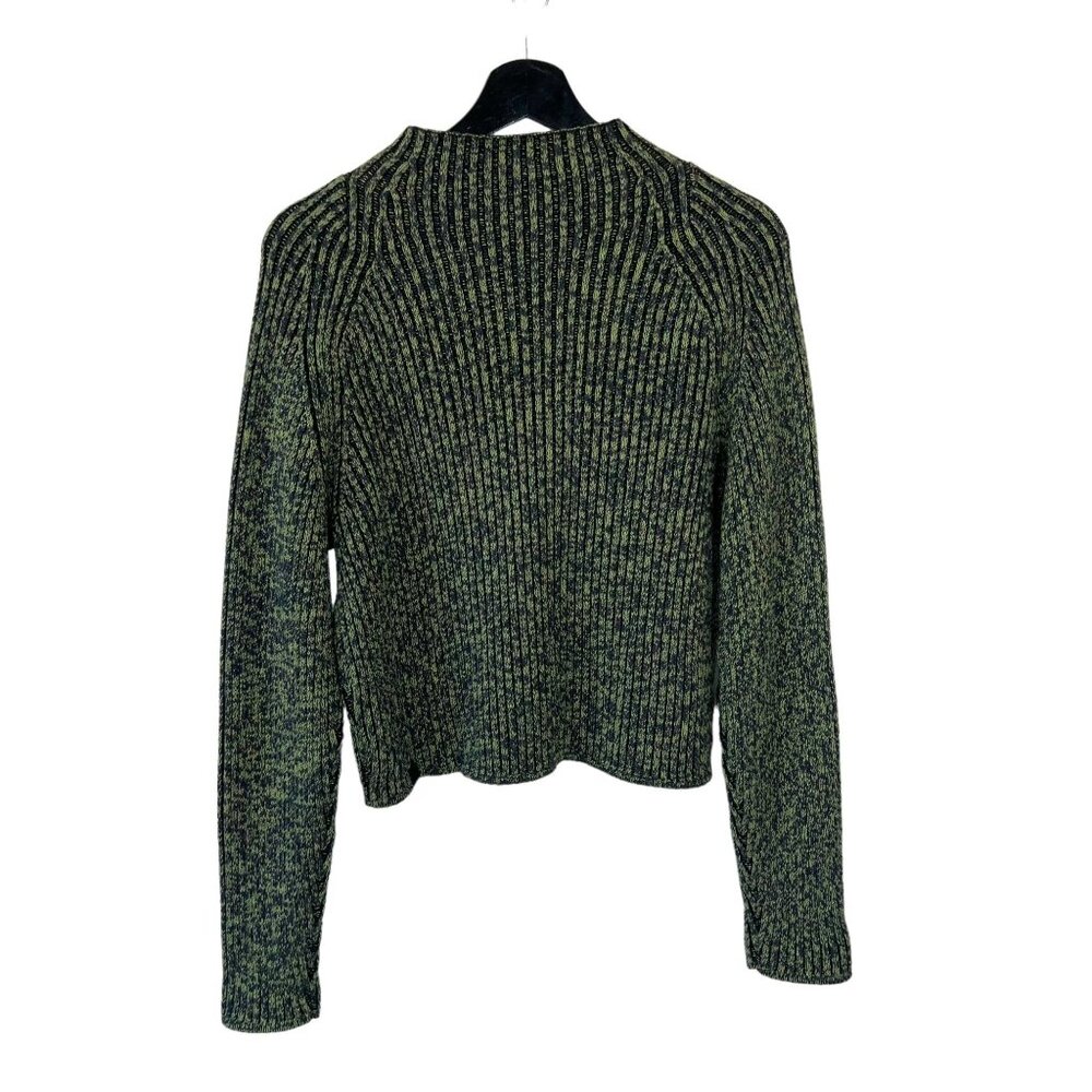 Lululemon Green Black Mock Neck Ribbed Pullover Sweater 8 - Picture 2 of 7